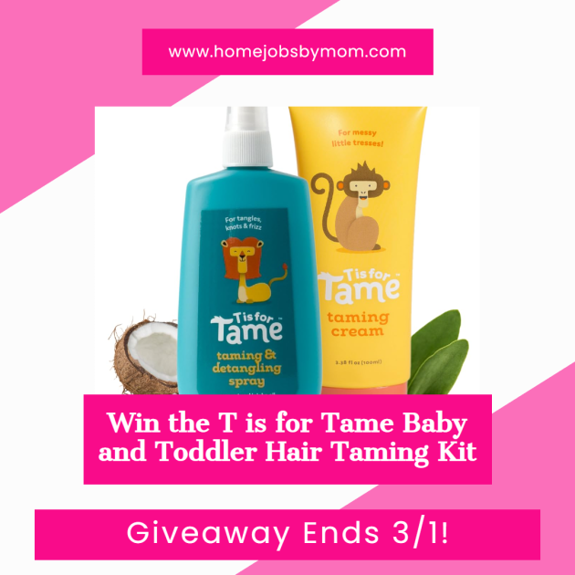 T is for Tame Hair Kit Giveaway! Ends&nbsp;03/01