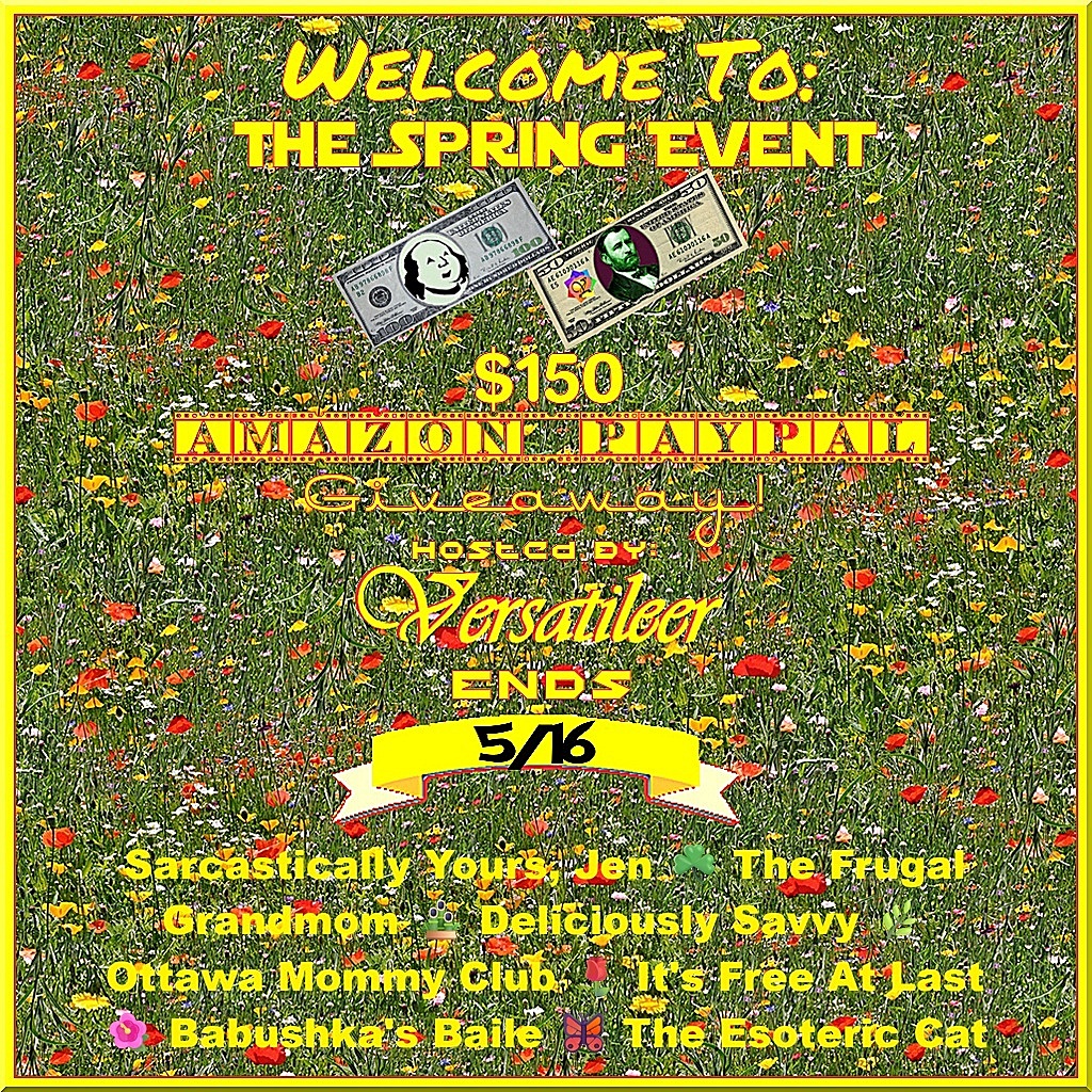 The Spring Event $150 Cash Giveaway!! Ends 05/16