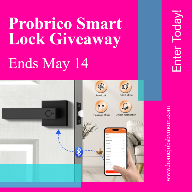 Probrico Smart Lock Giveaway! Ends 05/14
