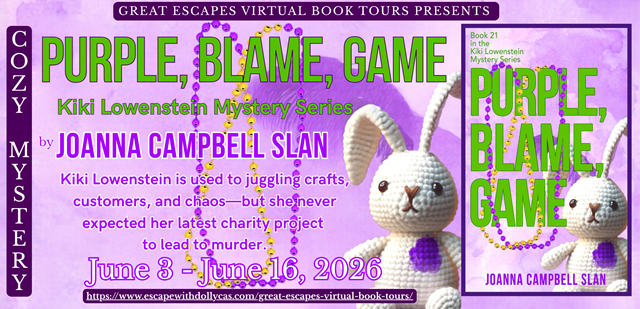 The Purple Blame Game Book Tour and Giveaway!