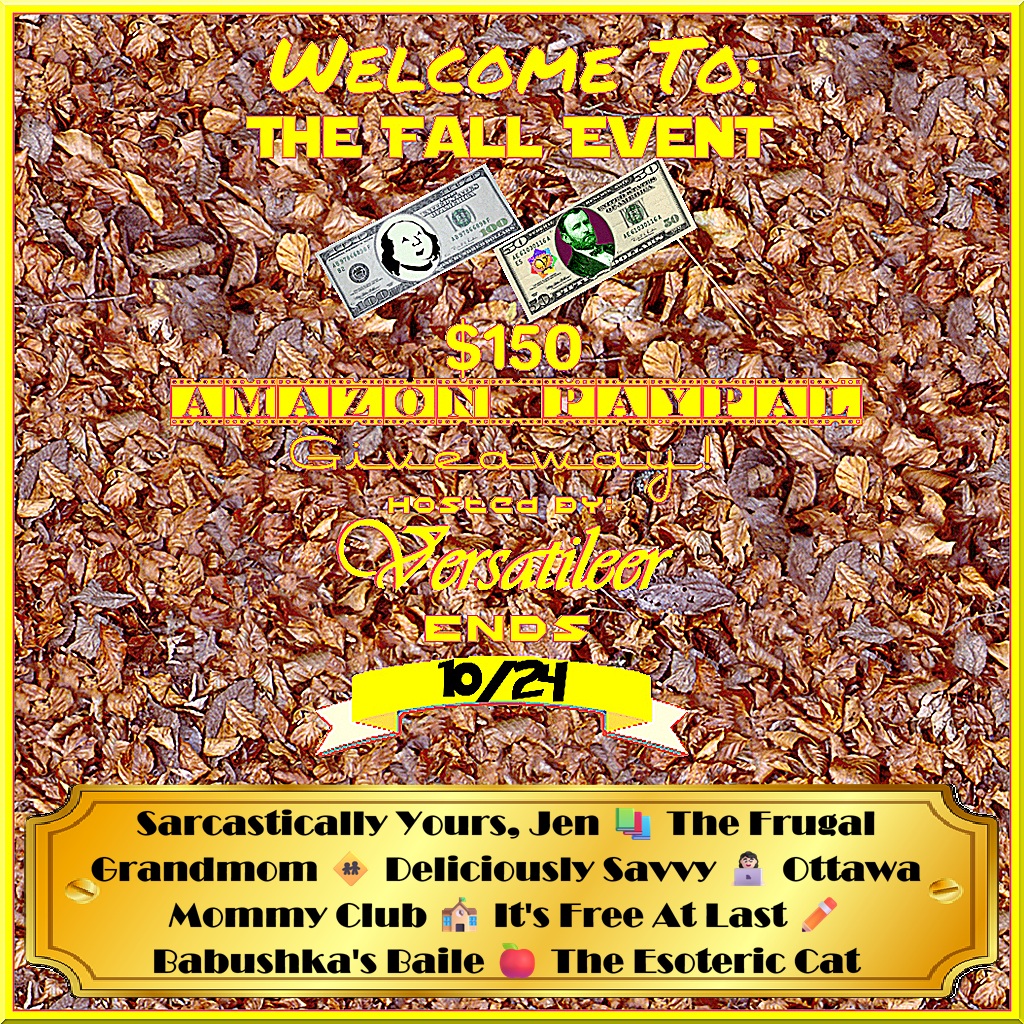 The Fall $150 Cash Giveaway! Ends 10/24